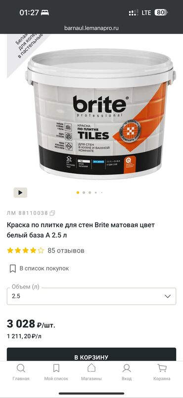 аэрозоль краска: Цвет - Бежевый, Гарантия