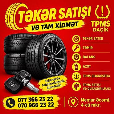 Təkər satışı və tam xidmət Təklif olunan xidmətlər: - Təkər satışı lalafo.az -da Təkər satışı və tam xidmət Təklif olunan xidmətlər: - Təkər satışı