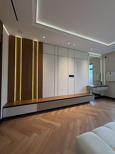 Фасадные 3D панели: Настенные декоративные панели и ТВ-зоны под ключ - Современные — 27