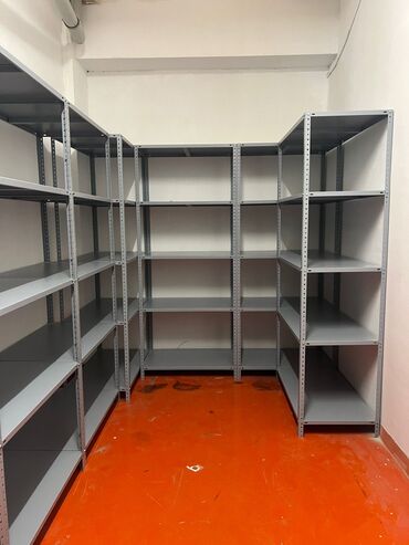 Sifarişlə stelajlar: Anbar və mağazalar üçün metal rəf sistemi - Material: qalın metal — 13