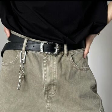 ремни мужские купить бишкек: Ремень, Zara, Материал: Искусственная кожа, Унисекс, Новый