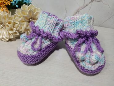 детские джинсы на 12 мес: Вязаные пинетки для ваших деток💜💜💜