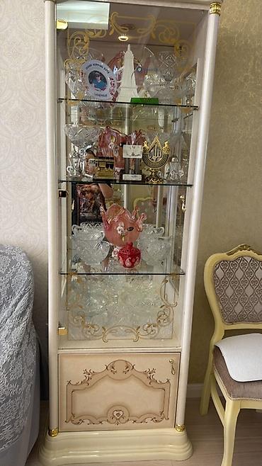 standing mirror: Гарнитур для гостиной в классическом стиле (цвет айвори/беж с — 2