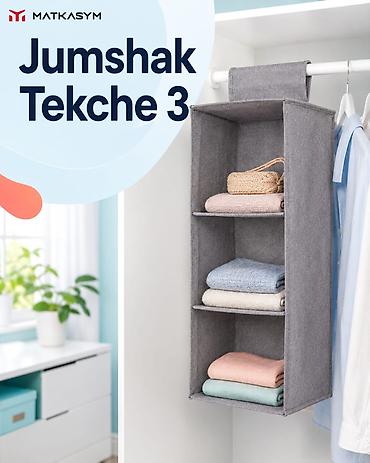 Подвесной текстильный органайзер для шкафа Matkasym Jumshak Tekche 3