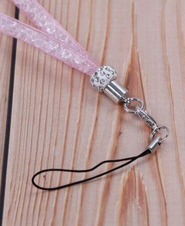 брелок для ключей: Хрустальный шнурок универсальный подвесной для телефона или