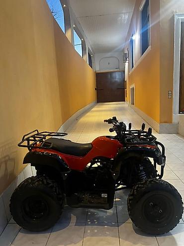 Kvadrosikllar: ATV kvadrosikl – qırmızı/qara rəng - Güclü ofroud təkərləri və — 8