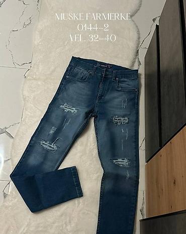 Farmerke: Muške farmerke – više modela i pranja - Kroj: klasičan/slim sa ravnom — 3