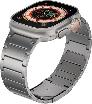 apple watch stainless steel: Браслет, Материал ремешка: Титан, Унисекс, Новый