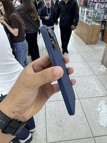 ayfon 9 pro max: IPhone 15 Pro Max, Б/у, 256 ГБ, Blue Titanium, Зарядное устройство, Защитное стекло, Чехол, 87 % — 2