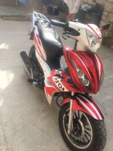 квадроцикл баку цена: Skuter/moped “Sport” dizaynlı, qırmızı-ağ rəng kombinində Limitet 110