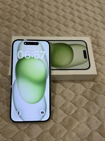 iphon 14 pro max: IPhone 15, 128 GB, Yaşıl, Face ID — 1