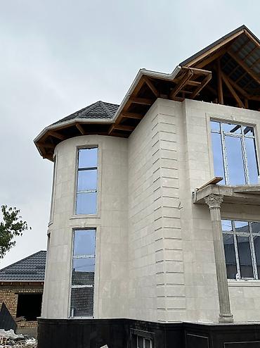 Фасадные плиты Сары-Таш (Травертин): Сары таш термоплитка бишкек утепление и декор гарантия 40 лет за м2 от — 11