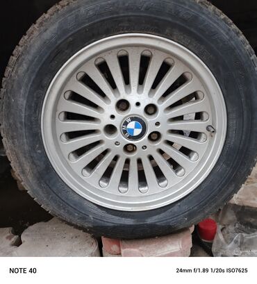 Диски: Диски R 17 BMW, Пара, отверстий - 5, Б/у