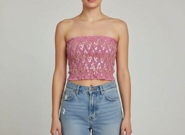 brokatowe ubrania: Top damski, rozmiar S