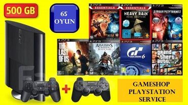 playstation 3 arenda v Azərbaycan | PS3 (SONY PLAYSTATION 3): PlayStation 3 konsollari ✓Xaricden gelir ✓Hamisi ela veziyyetde,hard