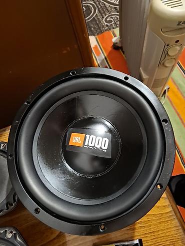 sanba: JBL 1000 Watts bas dinamik 1000 vatt 250 rms - Güc: 1000 W (etiketdə — 2
