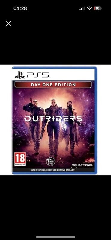 PS5 (Sony PlayStation 5): PlayStation 5 üçün “Outriders: Day One Edition” oyunu. Yenidir
