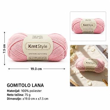 KMT Premium pamučna roze 809663 Kvalitetno predivo u nežno roze boji