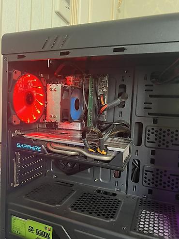 персональный компьютер: - Sistem blok: GameMax korpus, ön hissədə 3 RGB fan GPU: Rx 580 — 3