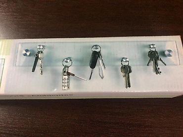 Ostali nameštaj: Zidni držač za ključeve “Schlüsselbord Ambiente” - Elegantna staklena — 3