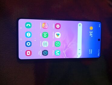телевизоров компьютеров ноутбуков: Samsung Galaxy S10 Lite, Б/у, 128 ГБ, цвет - Черный, 1 SIM, 2 SIM