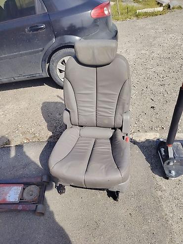 kia optima diskləri: Kia karnıval üçün orijinal dəri ön oturacaq - Material: boz rəngli — 3