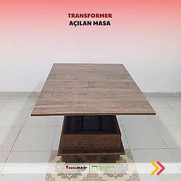 Masalar: Jurnal masası, Yeni, Transformer, Laminat, Dördbucaq masa — 9