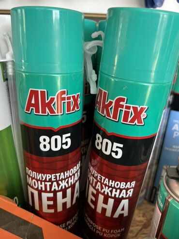 где можно купить клеевой пистолет: Полиуретановая монтажная пена Akfix 805. Предназначена для