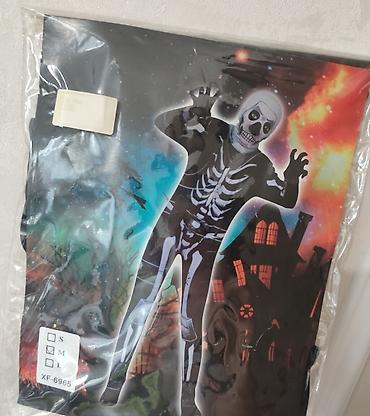 Bayram geyimləri: Hallowen party üçün skelet kostyumu Uşaq üçündur.M ölçüdür.Yenidir heç — 1