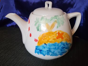 Čajnici: Bokal nov iz 3g rucno oslikan Walkuere Bavaria pun porcelan. Bokal — 7