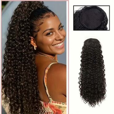 Perike i klipse: Ekstenzija rep na čičak – različite teksture i boje - Tip: sintetička — 1