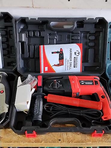 Перфораторы: Перфоратор MASAKA Hammer Drill в кейсе. Комплект включает: - — 1