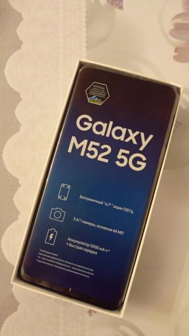 samsung g: Galaxy M52 G5
128mg
Heç istifadə edilməyib
Satilir 900 azn