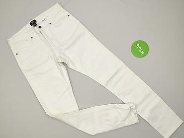 bluzki basic białe: H&M, Jeansy damskie, rozmiar M — 2