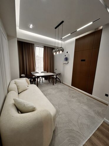 аренда дома на иссык куле: 2 комнаты, 57 м², Элитка, 8 этаж, Дизайнерский ремонт