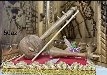 azerbaycan sazı: Məhsul: Miniatür Azərbaycan musiqi alətləri suvenirləri Təsvir: - Əl — 3