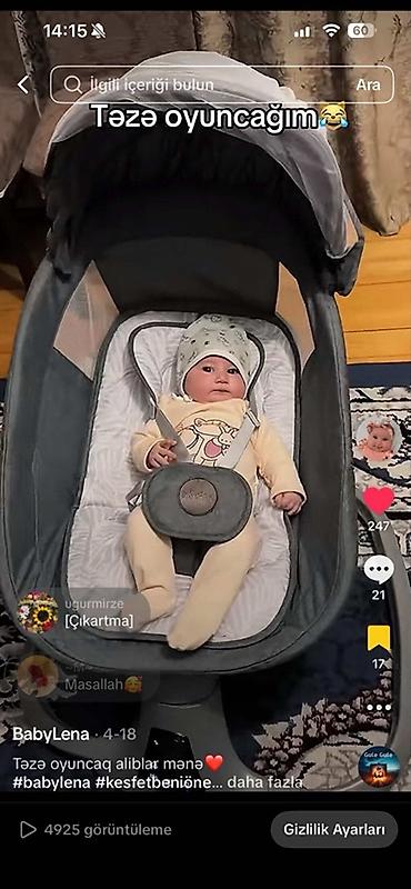 uwag bewiyi: Oğlan və qız üçün, Yeni, Dördbucaq, Beşik, Dəstsiz, Matras ilə, Yellənmə mexanizmi ilə — 3
