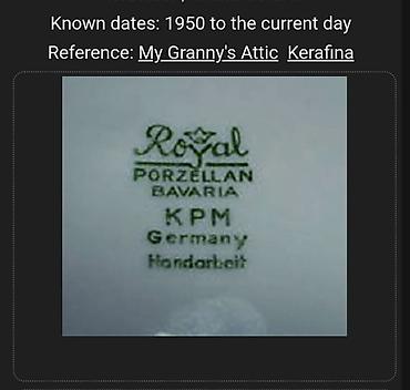 Kuhinjski setovi: Vaza i cinija novi,KPM porcelan 1950g+ Bavaria. Set porcelan,pravi na lalafo.rs — 11 Kuhinjski setovi: Vaza i cinija novi,KPM porcelan 1950g+ Bavaria. Set porcelan,pravi — 11