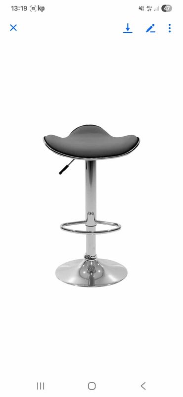 Stolice: 07. Barska stolica Enzo Dužina: 45 cm Širina: 46 cm Visina: 64–84 cm — 9