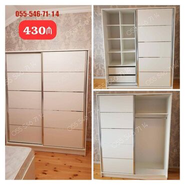 Divanlar: Yeni, 4 qapılı Düz dolab, Qarderob, paltar dolabı