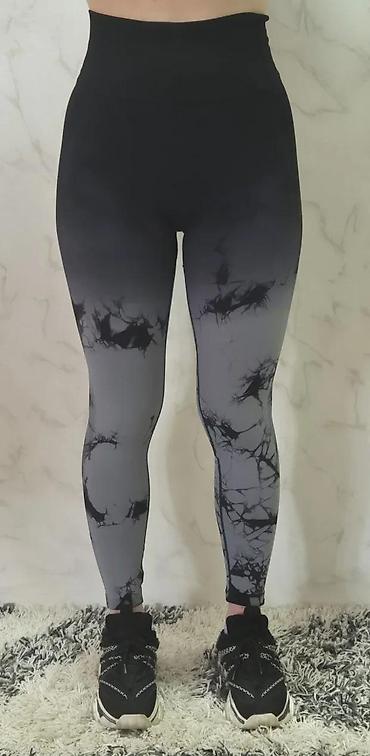 Helanke, biciklistički šortsevi: Ženske sportske helanke – visoki struk, bez šavova, elastične - — 7