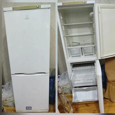 Soyuducular: İşlənmiş 2 qapılı Indesit Soyuducu Satılır, rəng - Ağ