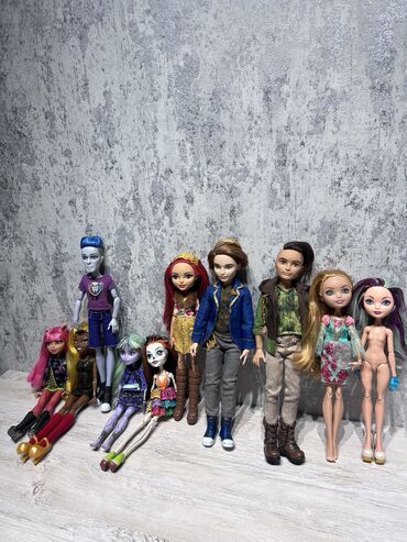 Elektrik nəqliyyatı: Monster High and Ever After High Doll ✨ 10 кукол-500 манат, если