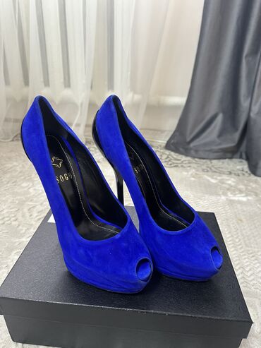 обувь турция: Туфли 39, цвет - Синий