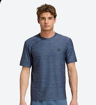 under armaur: Мужская футболка, M, Adidas, Новый, цвет - Синий, Платная доставка — 1