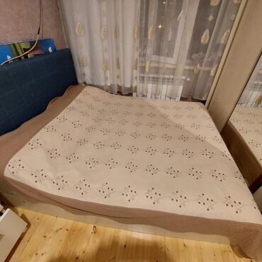 2ci əl taxt: Б/у, Двуспальная кровать, С подъемным механизмом, С матрасом, Без выдвижных ящиков, Турция