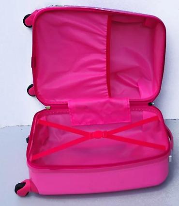 Rančevi, torbe i koferi: Dečiji kofer i ranac sa Barbie motivom – set za putovanja - Dizajn — 10