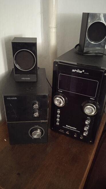 акустические системы kisonli technology co колонка банка: Акустическая система 2.1 Zhila DL-276 с двумя колонками Microlab