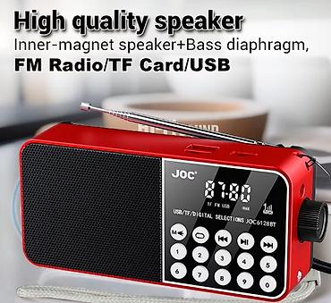red mini ultra магнитола: Портативная акустическая колонка-радио JOC JOC6128BT - Встроенный — 1
