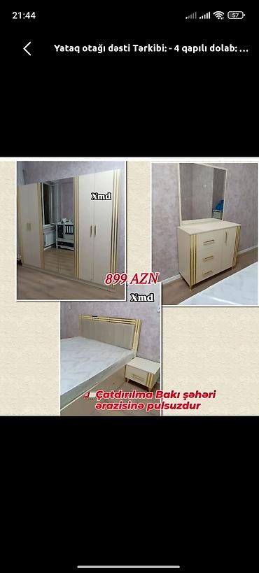 dirnaq stolu gence: İkinəfərlik çarpayı, Yeni — 1